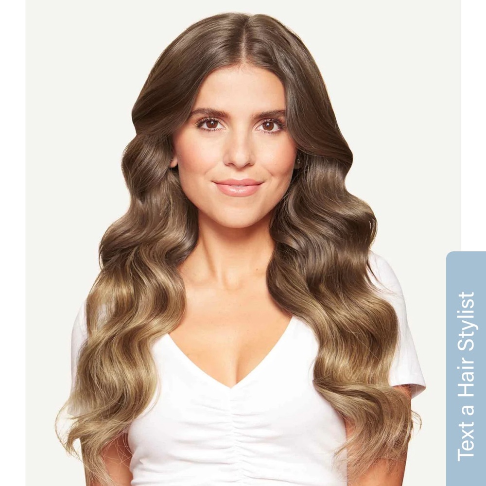 20” Seamless Ash Brown Balayage Clip-Ins (180g)